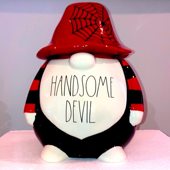 Rae Dunn Accents New In Box Rae Dunn Handsome Devil Cookie Jar